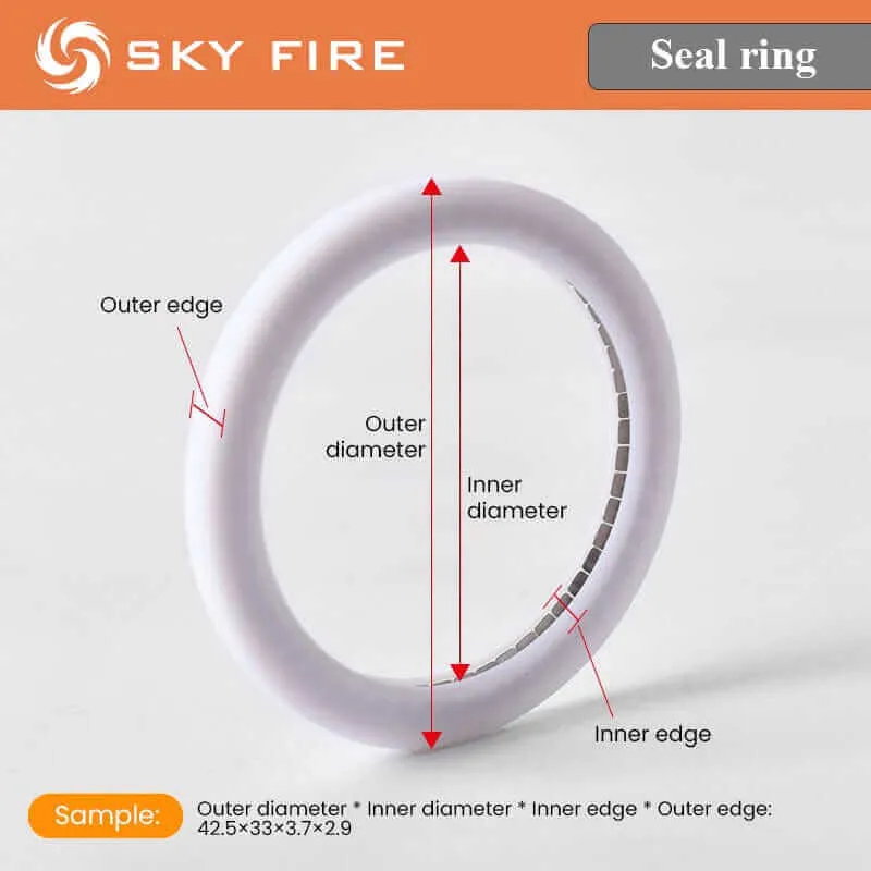 Použitý laserový gumový těsnící kroužek O-Ring pro řezací hlavy Precitec Raytools Sky Fire Laser
