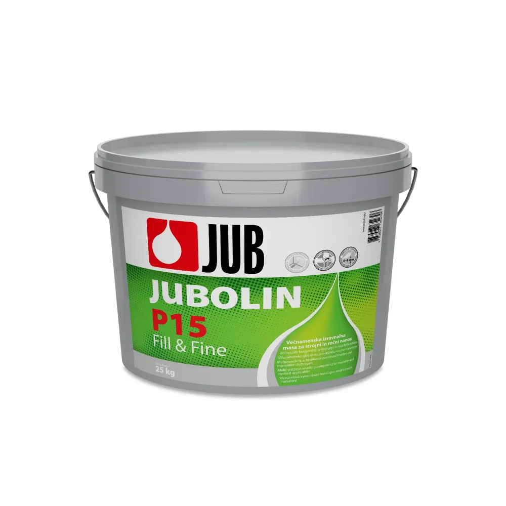JUB JUBOLIN P15 Fill & Fine bílý silnovrstvý víceúčelový tmel na sádrokarton