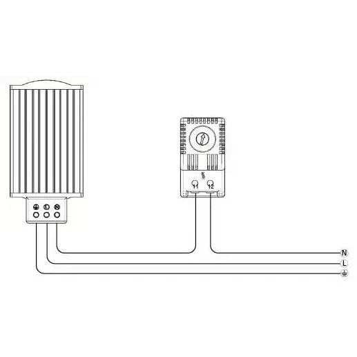Topení rozvaděčové PTC 30W, PHT030, Plastim