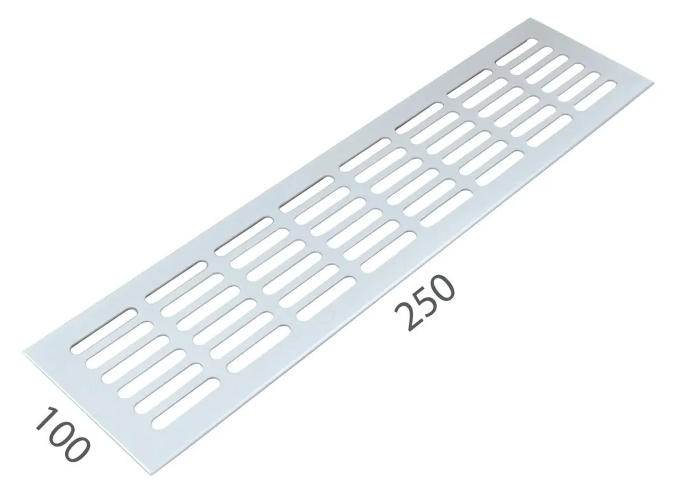SRL - Šířka větrací mřížky ALFA 100 x 250 mm - Šířka mřížek 100 mm