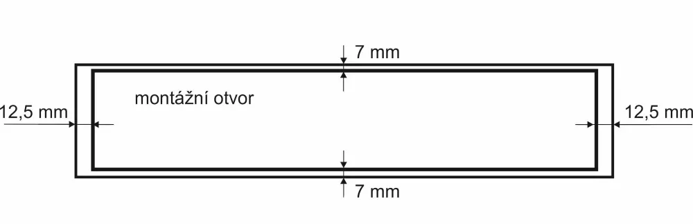 Šířka mřížky SRL - Alfa ventilační mřížka 80 x 1000 mm - šířka mřížek 80 mm