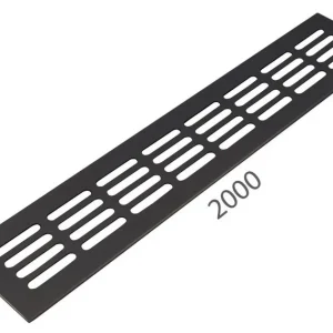 Šířka mřížky SRL - Ventilační mřížka Alfa 80 x 2000 mm - Šířka gril 80 mm