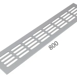 Šířka ventilační mřížky Alfa 80 x 800 mm - šířka mřížek 80 mm