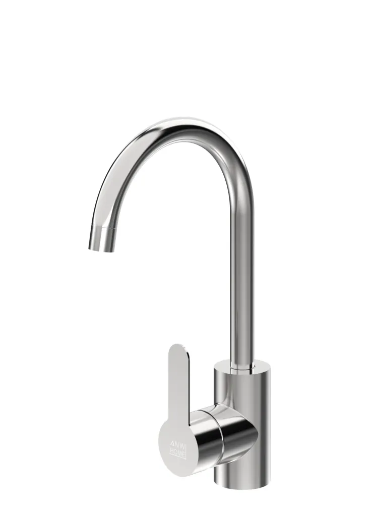Kuchyňská baterie ANW HOME broušená ocel barva chrom HF-03S