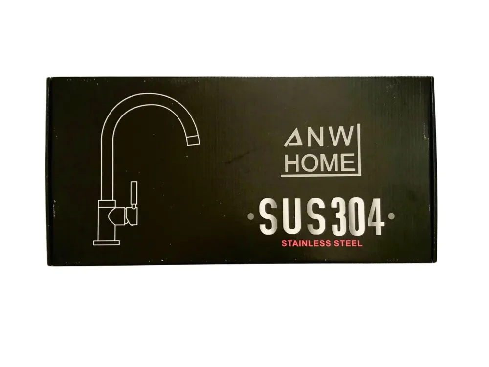 Kuchyňská baterie ANW HOME broušená ocel barva chrom HF-03S