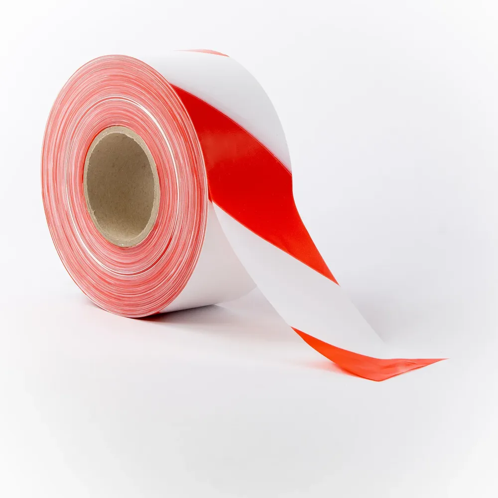 Výstražná páska – Premium „Güte“ – 500m x 80mm – červená/bílá