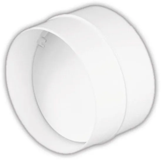 Spojka průměr 150 mm určena pro spojení kruhového plastového potrubí s klapkou