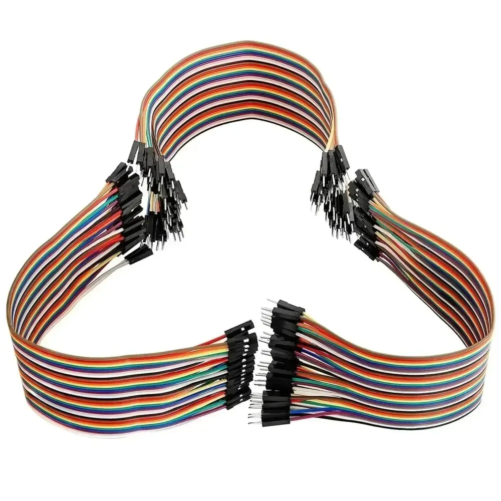 Propojovací kabel 3 x 40 ks. 20 cm M2M / F2M / F2F