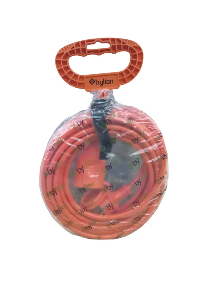 15 metrový, 16A prodlužovací měděný kabel 3x1,5mm2, IP44 se zástrčkovou spojkou, francouzský typ