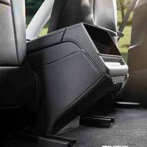Tesla Model 3+ Highland zadní kopací panel PU Kůže pro zadní konzoli