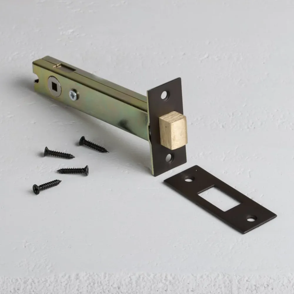 100mm koupelnový zámek – bronz