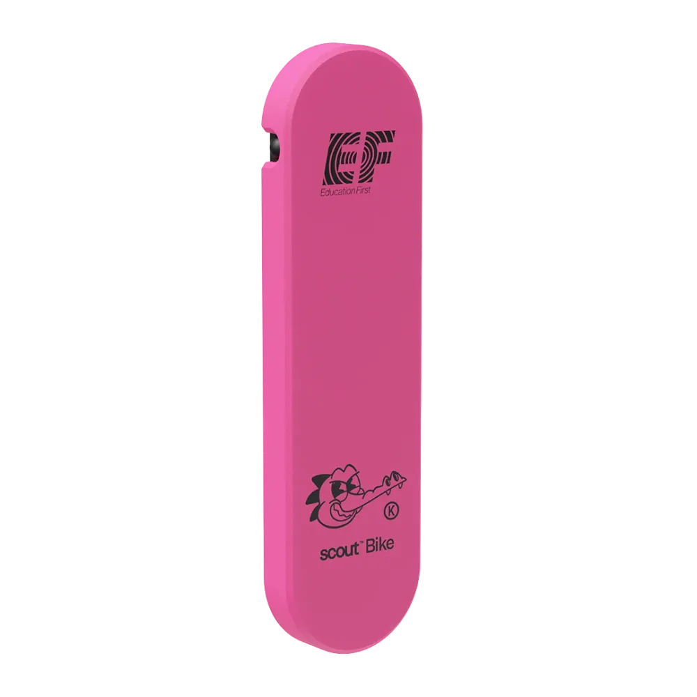 Cyklistický alarm tracker KNOG SCOUT Limited Edition E.F. Pro Cycling Pink