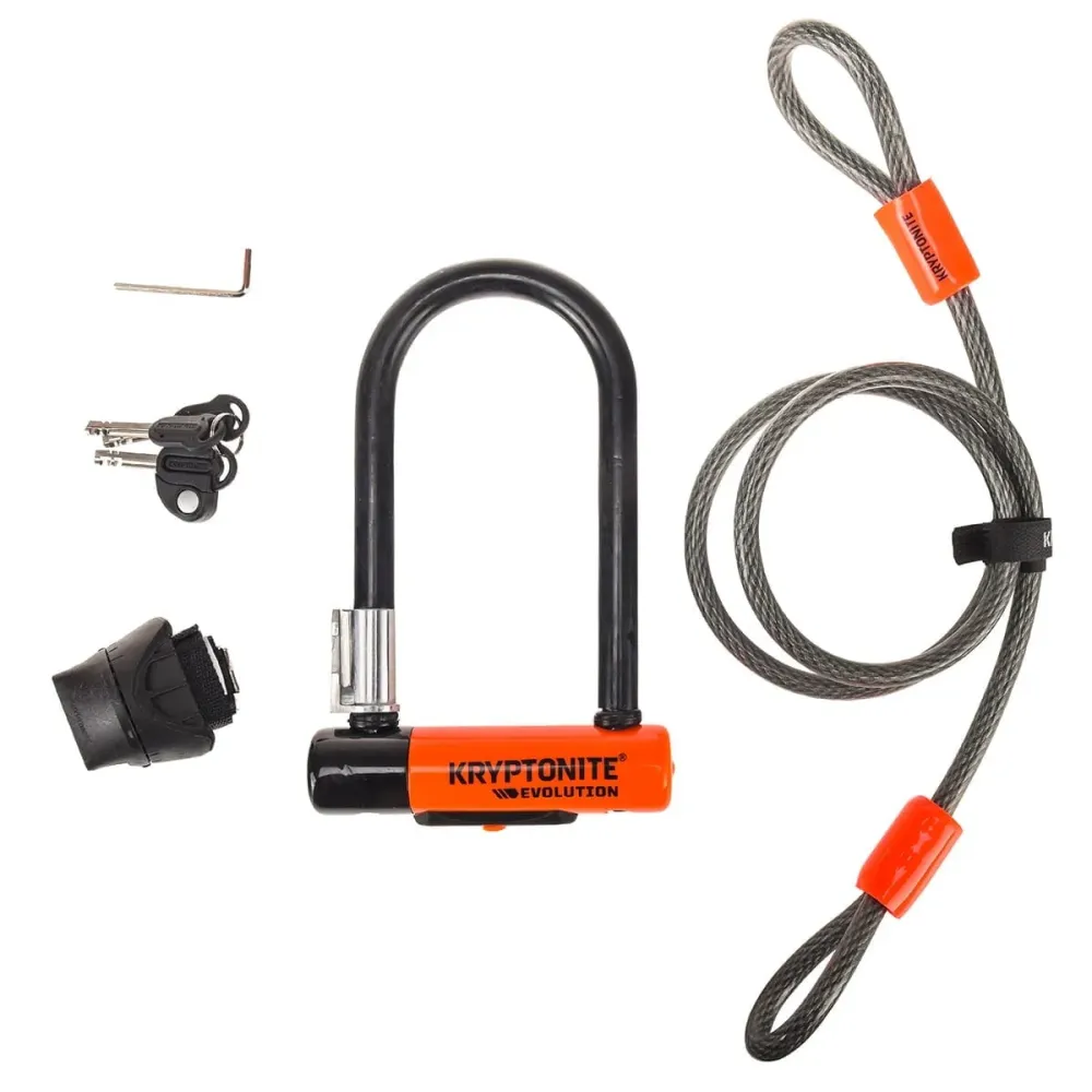 Zámek proti krádeži KRYPTONITE EVOLUTION MINI-7 U + kabel FLEX
