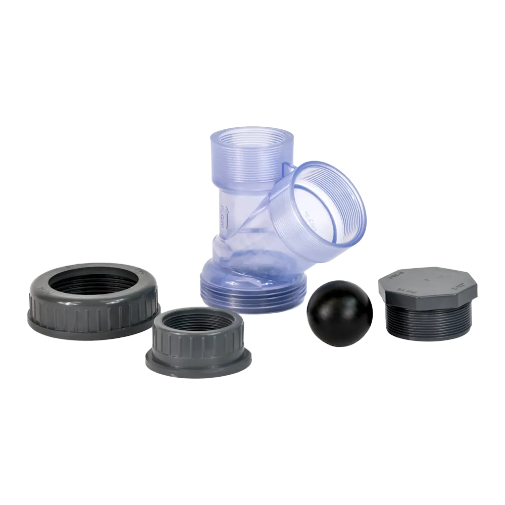 Kontrolní ventil míče ustupoval PVC 2 "(vlákno)