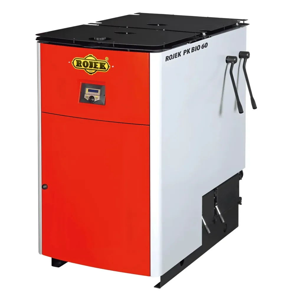 ROJEK PK BIO 60 zplyňovací kotel na dřevo 55 kW na polena