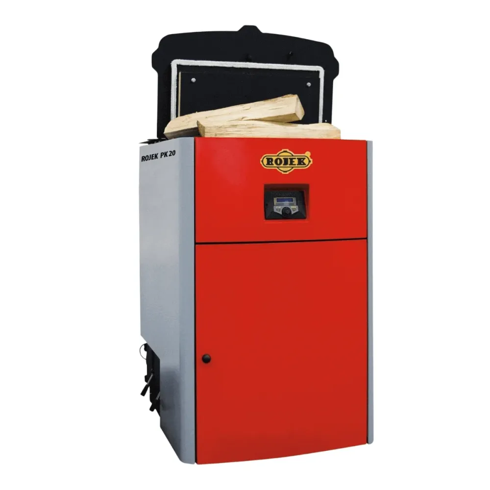 ROJEK PK BIO 49 zplyňovací kotel na dřevo 49 kW na polena