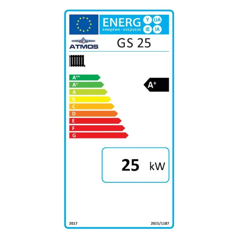 Zplyňovací kotel na dřevo Atmos GS 25 kW – Účinný zplyňovací kotel 🔥